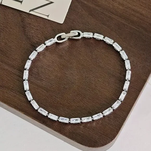 Solid Sterling Silver 6.5" Womens 1ct Diamond Tennis Bracelet Ladies Jewelry - Picture 7 of 7